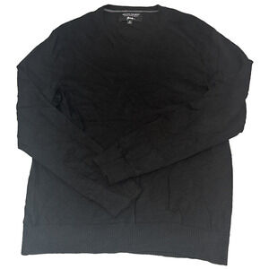 Banana Republic Baruffa Mill Extra Fine Merino Wool Men’s Black Sweater Size M